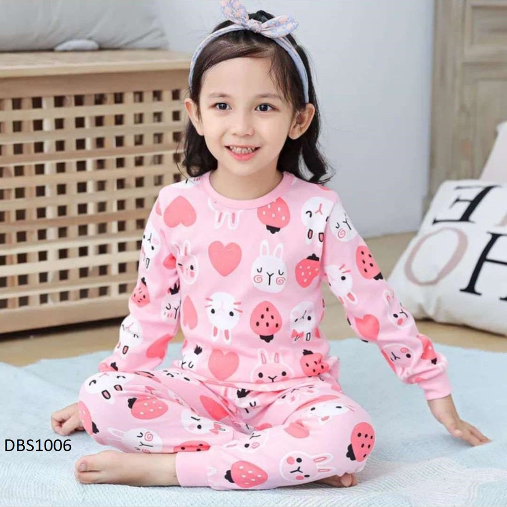 CW1. Baju Tidur Lengan Panjang  Celana Panjang Cewek /  Baju Tidur Anak Cewek