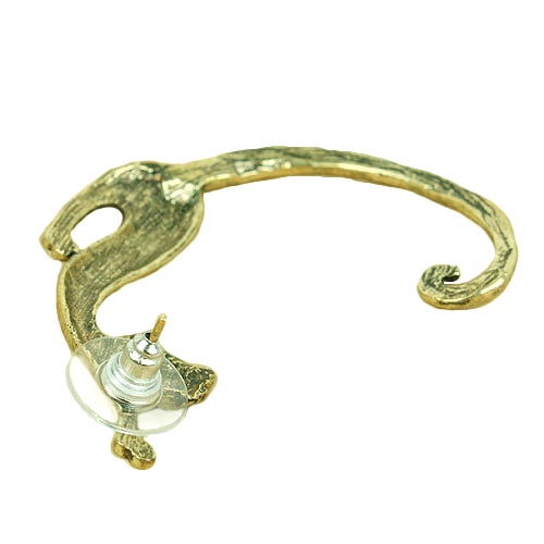 Hu Hu Hu Hu Hu Alat Bantu Pasang Kacamata♡ 1 Pasang Anting Tusuk Bentuk Kucing Gaya Vintage Punk Gothic Untuk Wanita