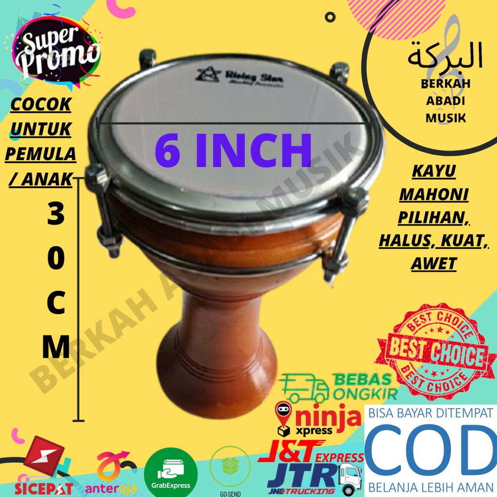 tumbuk marawis anak 6 inch dumbuk pinggang dumbuk marawis dumbuk anak tumbuk anak tumbuk pinggang