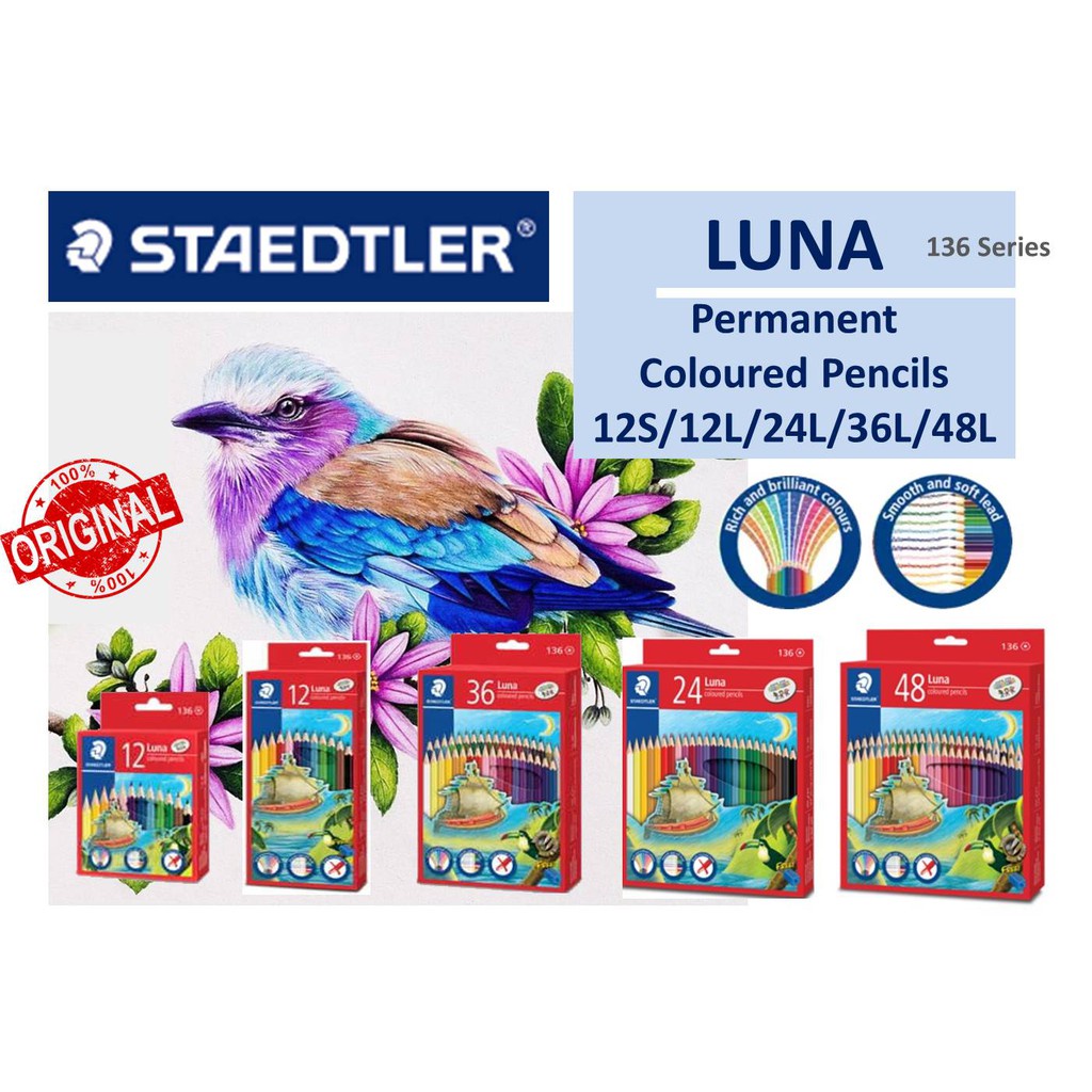 

STAEDLTER LUNA PENSIL WARNA PERMANEN / LUNA PERMANENT COLOR PENCIL