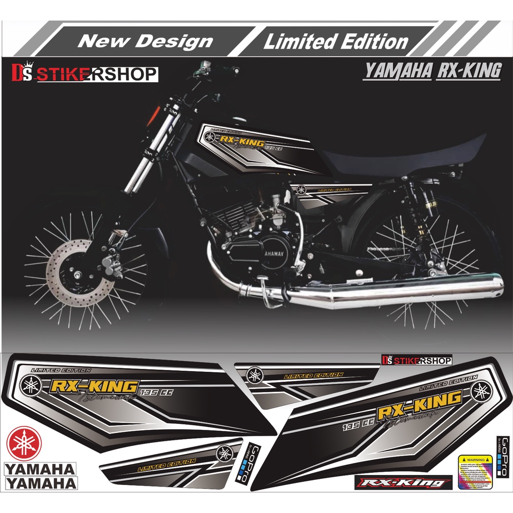 STRIPING RX KING VARIASI/STRIPING RX KING VARIASI SIMPLE/MODIFIKASI RX KING WARNA SILVER