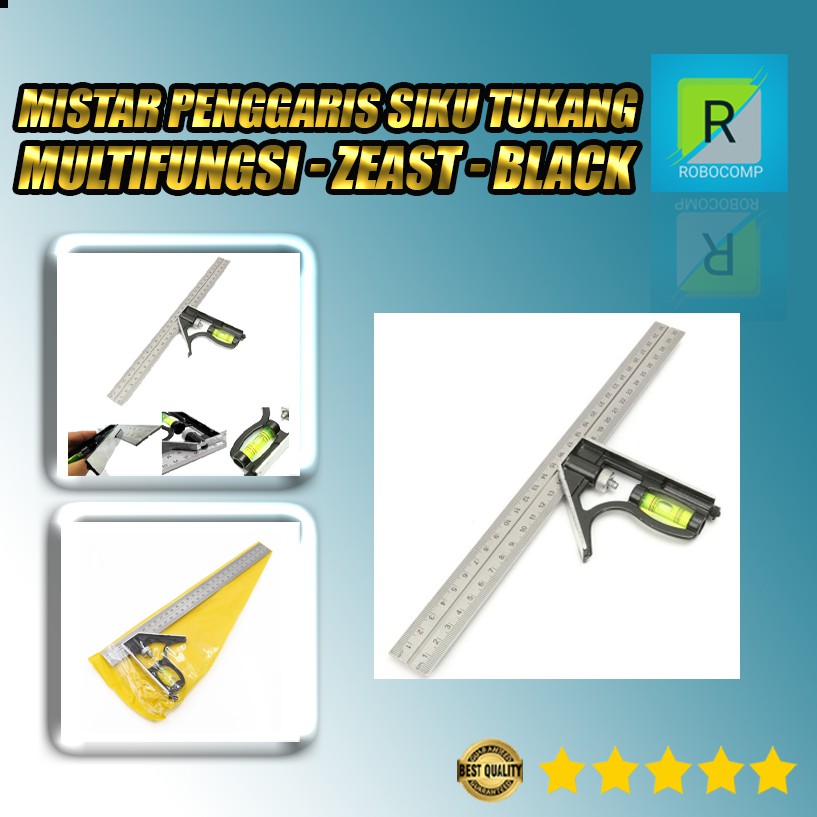 

Mistar Penggaris Siku Tukang Multifungsi - ZEAST