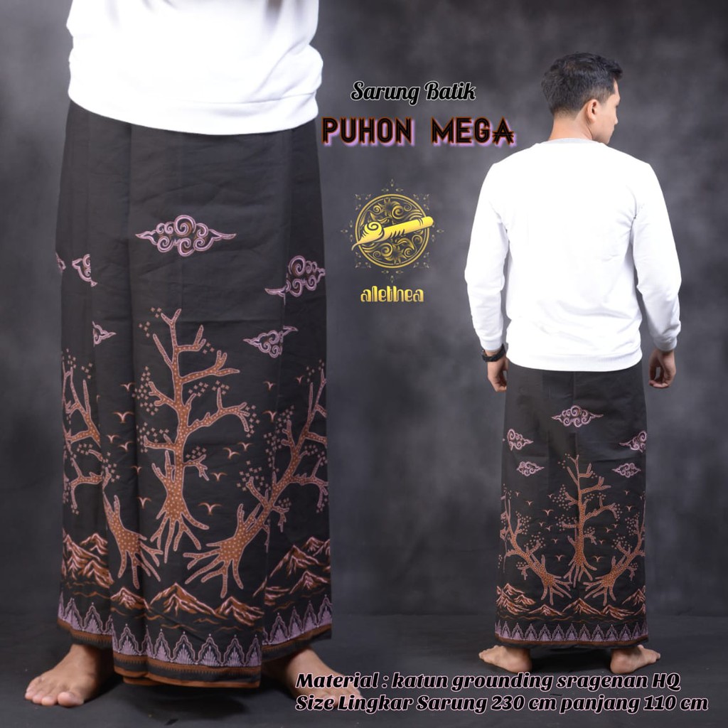 PUHON MEGA Sarung Batik Pria Alethea