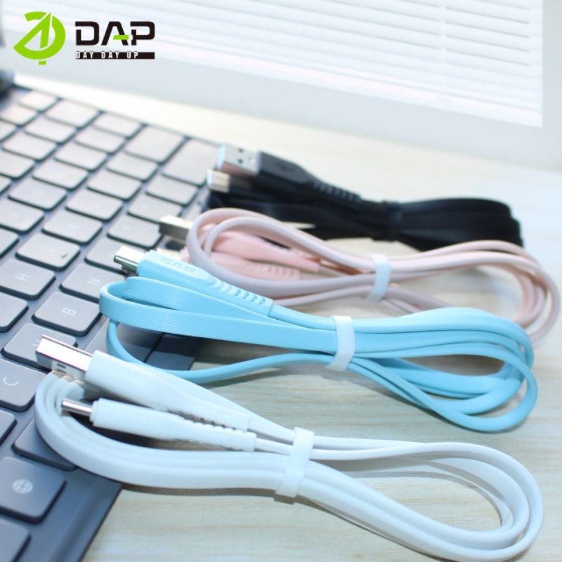 Kabel Data DAP D-CBT100 TYPE-C Kabel Charger DAP DCBT100 TIPE C Kabel Casan DAP D-CBT100 USB TYPE-C