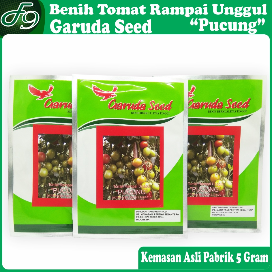 Benih Bibit Tomat Rampai Unggul Pucung Garuda Seed Kemasan Pabrik 5 Gram