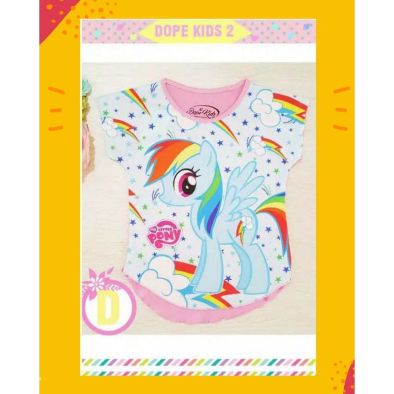 Kaos Anak Teen Little Pony Dope Kids