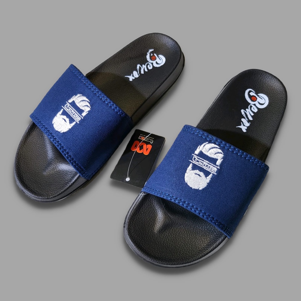 Sandal Selop Distro Pria bewox original brand Logo Slip-on Pria Wanita / Sendal Slide Terbaru Sendal Slop Cowok Laki-Laki Dewasa