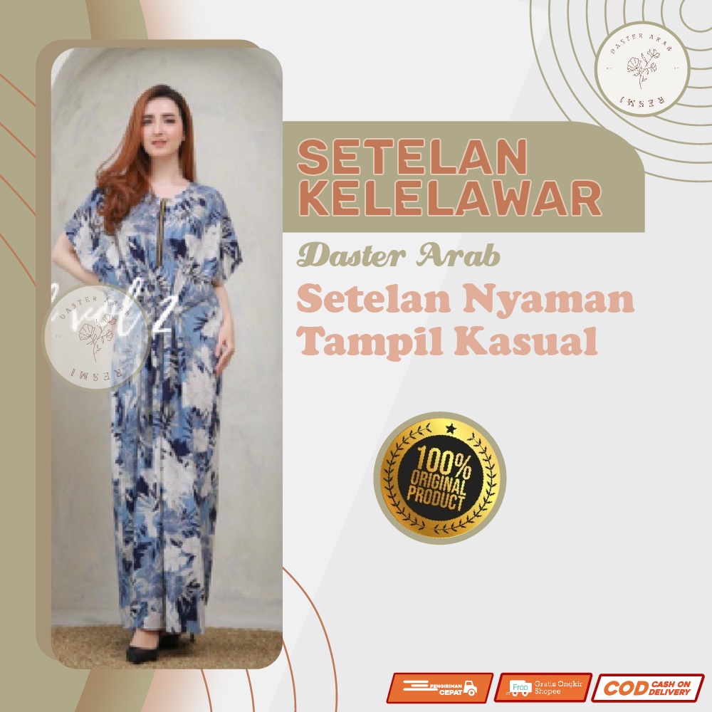 Setelan Muslim Dlusia Kelelawar Vol 2 Daster Arab Pakaian Wanita Berkualitas Termurah Premium