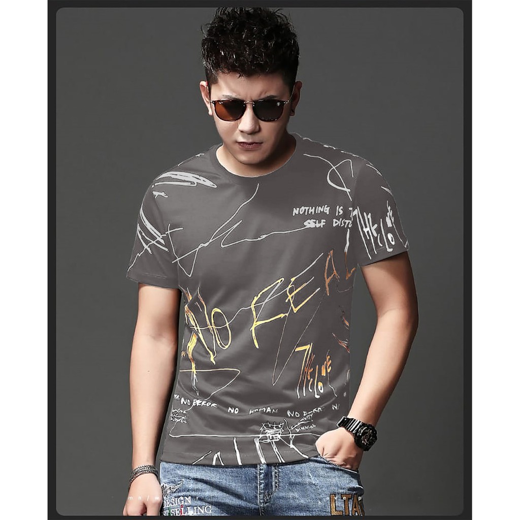 9SEVEN-BAJU KAOS FULL PRINT NOREAL-KAOS FULL PRINT KEREN-ATASAN PRIA TERLARIS