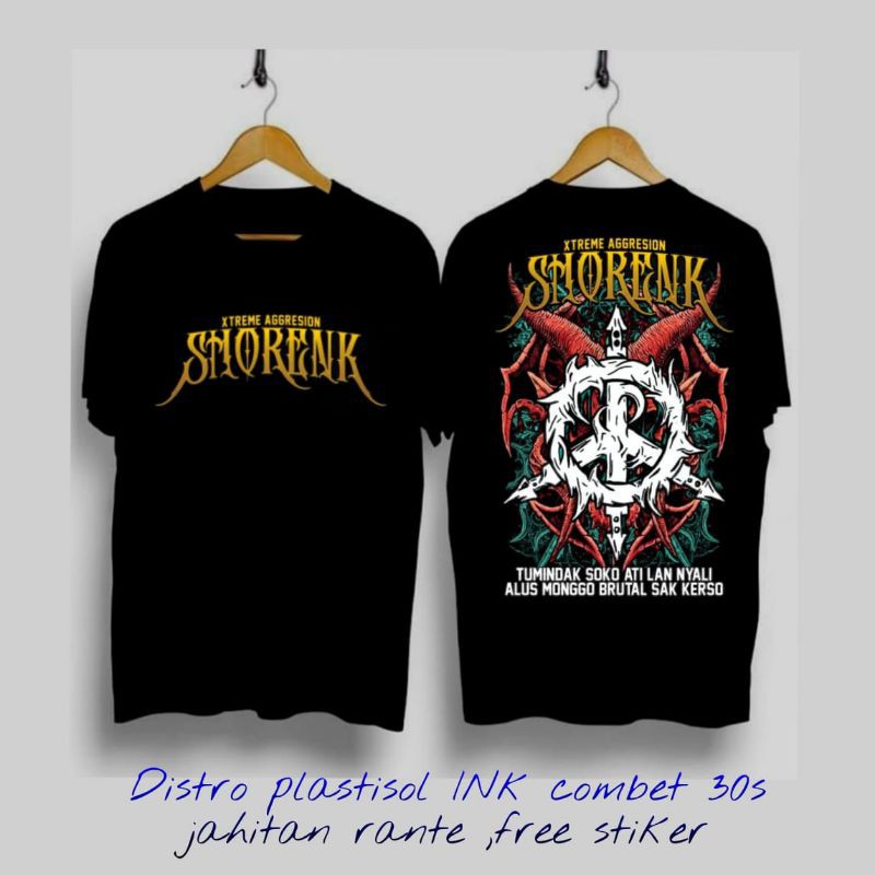 Kaos SHORENK (free sticker)