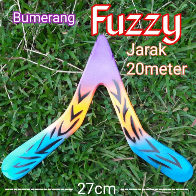 bumerang asli FUZZY boomerang lempar