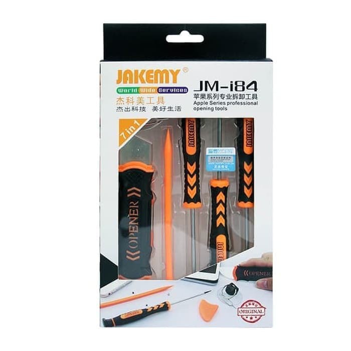 Obeng Set Jakemy JMI84  OBENG SET TOOLS ORIGINAL BERGARANSI