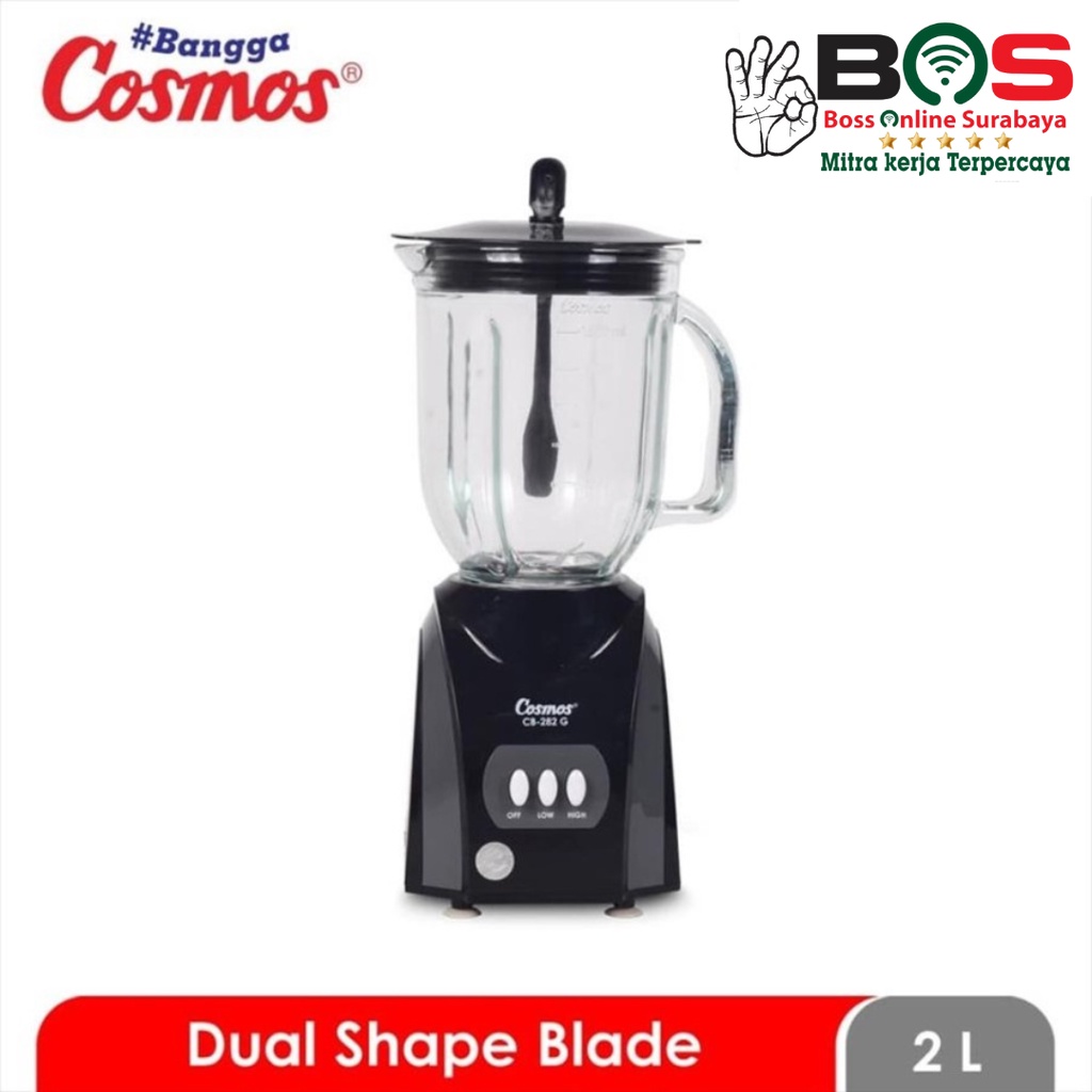 Blender Cosmos CB 282 G Blender Gelas Kaca 2 Liter COSMOS CB-282G Goblet Kaca