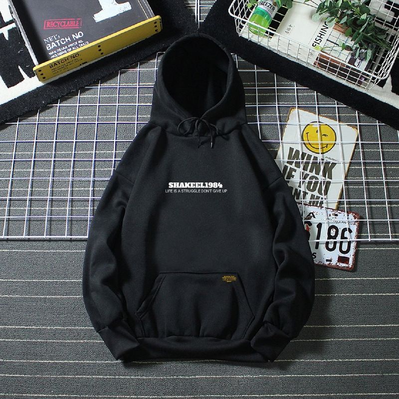 New sweater hoodie premium unisex bahan katun tebal gramasi 280 motif SHAKEEL1984 terlaris ukuran M L XL XXL XXXL