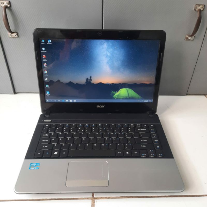 Laptop Acer Aspire E1-471 Intel Core i5-3210M Ram 4GB 500GB Layar 14 inc Windows 10  Full aplikasi siap pakai-0