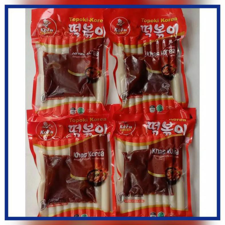 

Ready Stok Toppoki Kofu Kue Beras Korea Halal Mui J&T/Sicepat