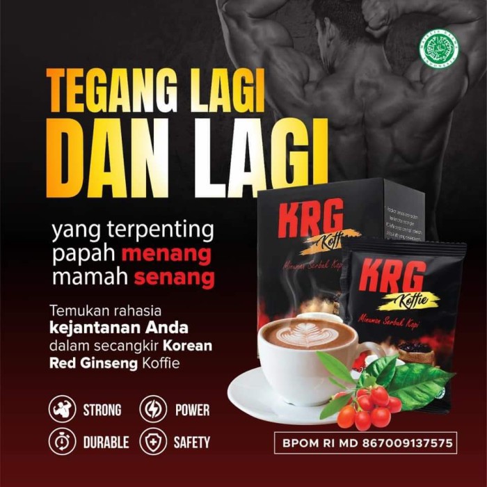 Kopi Stamina Korean Red Ginseng KRG KOFFIE