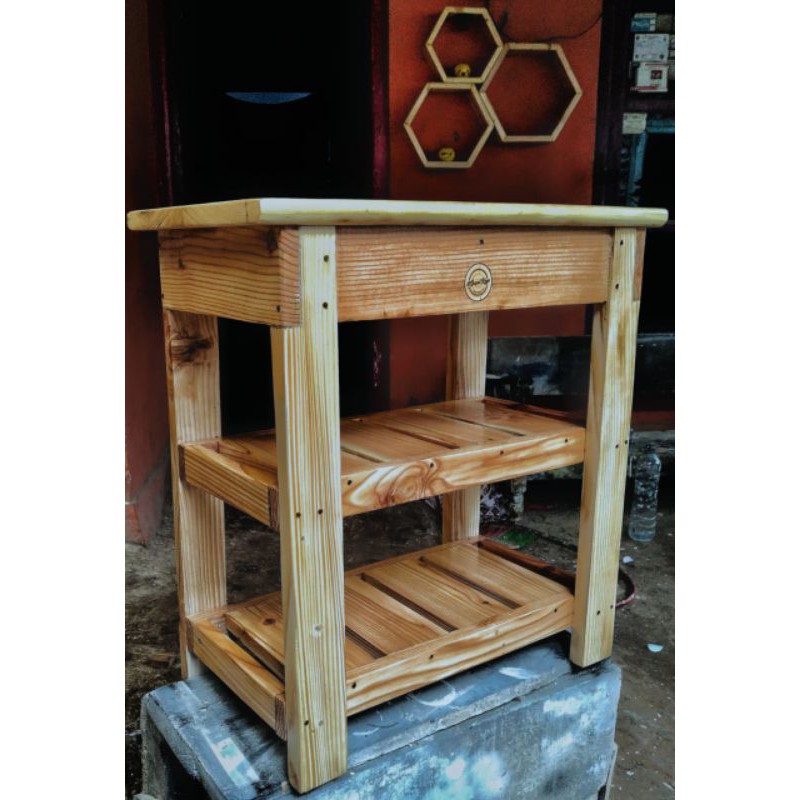 Rak meja serbaguna | aquarium cupang 3 ambal