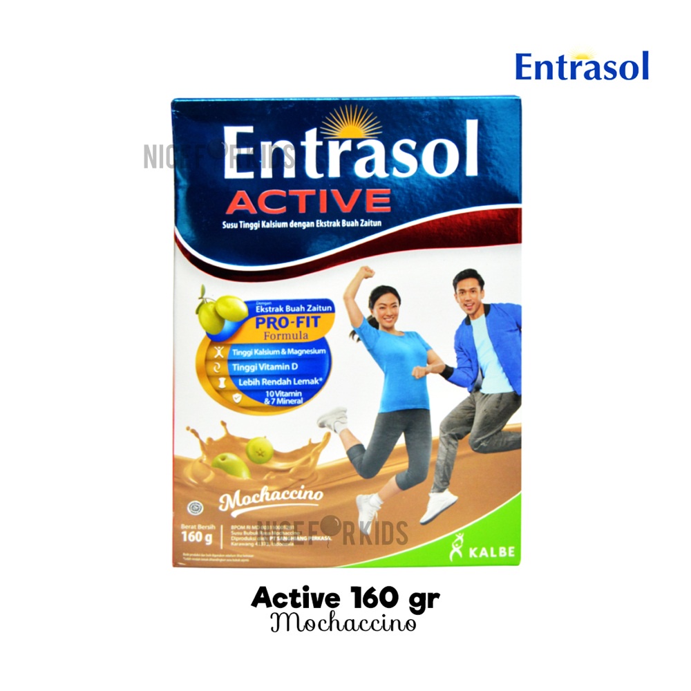 Entrasol Active Susu Kalsium Kemasan 160gr