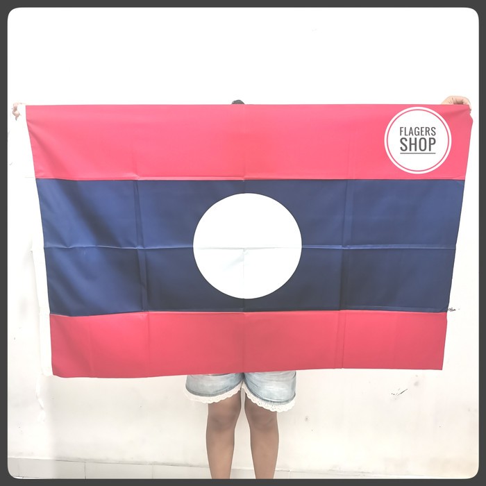 

Bendera Laos 90x135 Cm