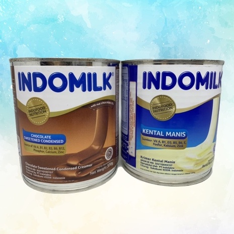 

INDOMILK Kental Manis 370gr gram Rasa Cokelat / Original Kremer Kemasan Kaleng Besar Coklat Vanilla Milk Putih Segar Susu Murni Asli Minuman Bernutrisi Bergizi Sehat Healthy Ready Drink Full Cream Creamer Sweet Kemasan Pack Shoppa Corner Malang Jawa Timur