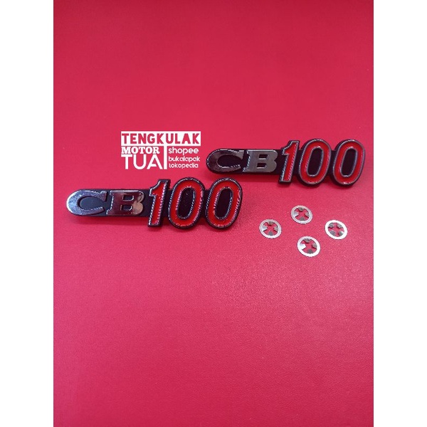 emblem tepong box bok aki side cover cb 100 cb100 K1 K0 import taiwan bahan mirip original