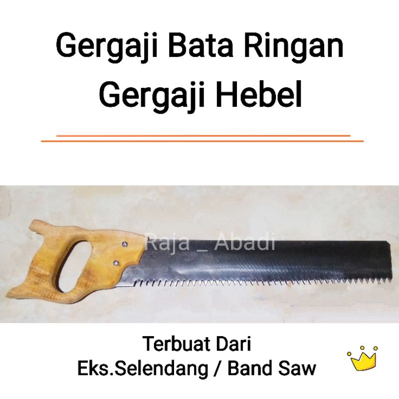 Gergaji Hebel - Gergaji / graji / pemotong bata ringan / hebel / herbel dari baja selendang bandsaw / serkel