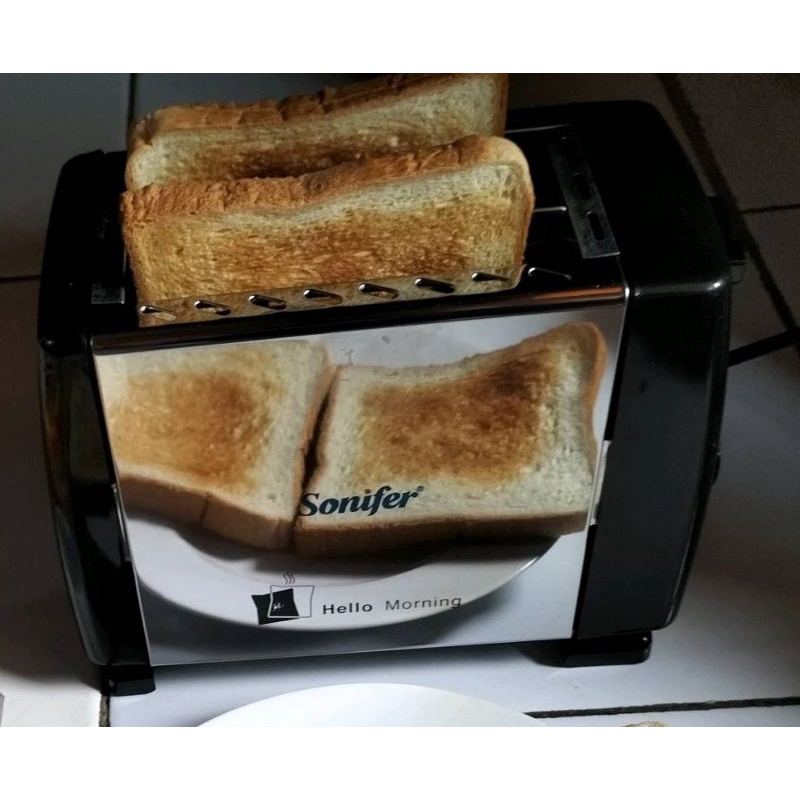 Sonifer TOASTER PEMANGGANG ROTI POP UP 2 SLOT