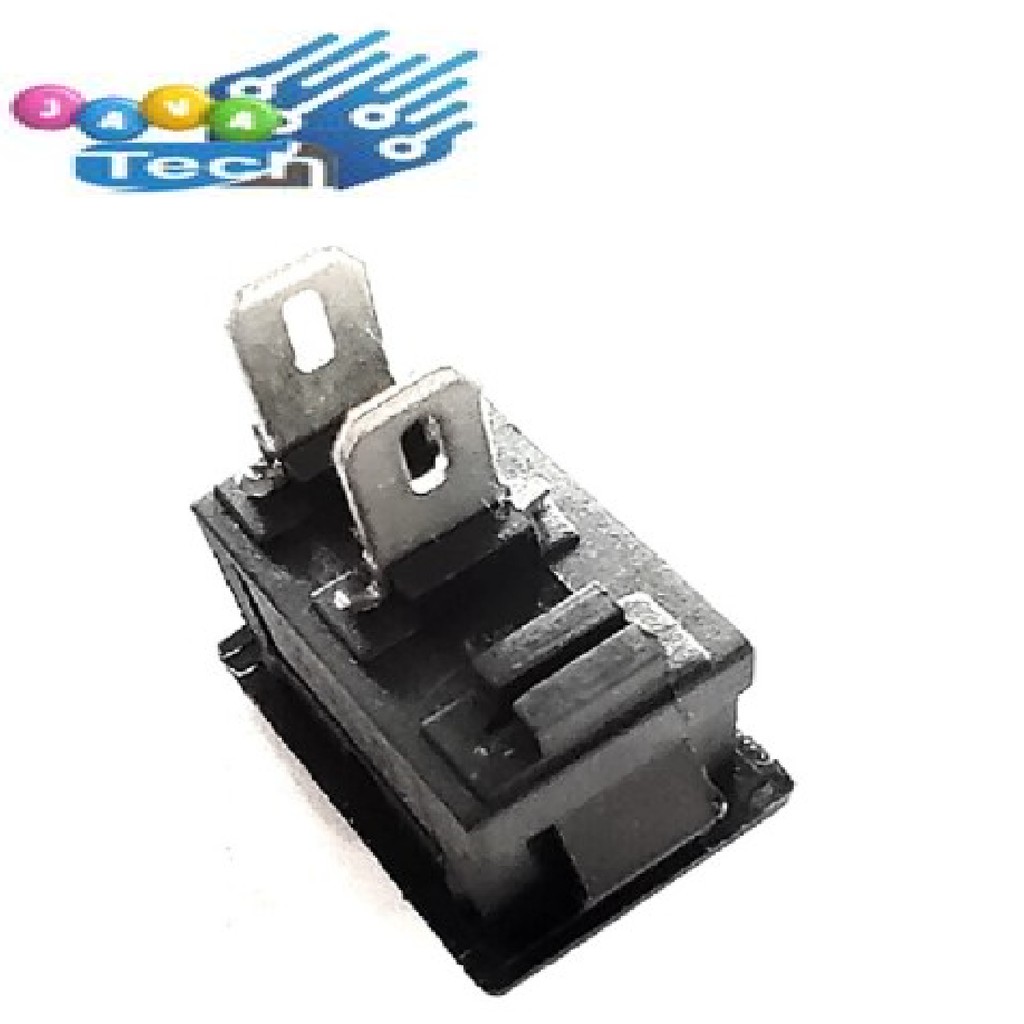 Saklar Power Rocker Switch KCD11 Hitam 10x15mm