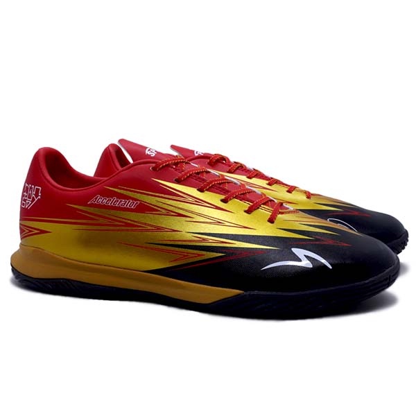 Sepatu Futsal Specs Lightspeed 3 IN - Runtuboy - Rising Red/Gold/Black