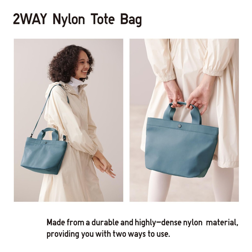 UNIQLO 2WAY WOMEN NYLON TOTE BAG / TAS Wanita cewek 430157