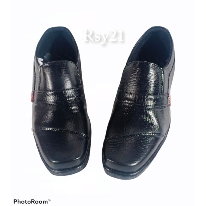 Sepatu Pantofel Pria MH02 Pantofel Hitam Pria Sepatu Pantofel Kulit Kerja