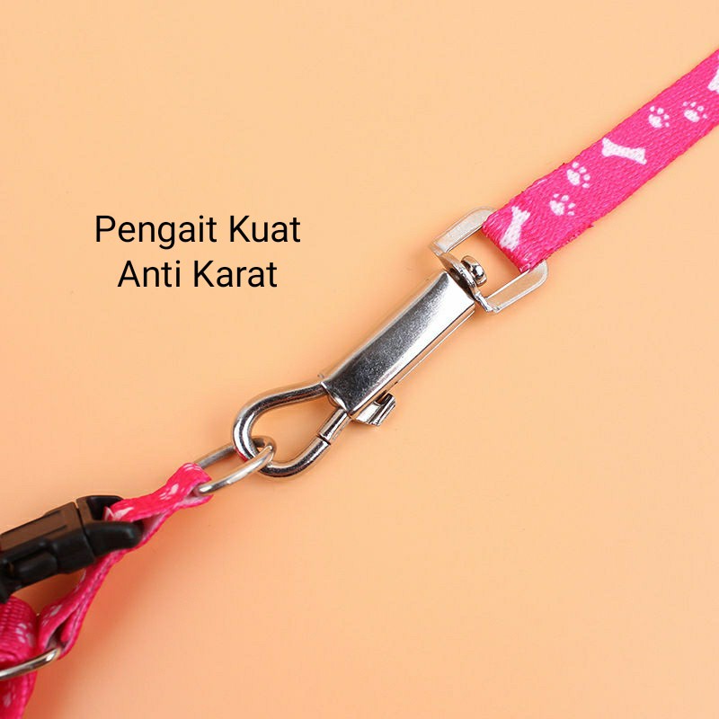 Tali Tuntun Dengan Harness Untuk Anjing dan Kucing  / Pet Cat Dog Leash