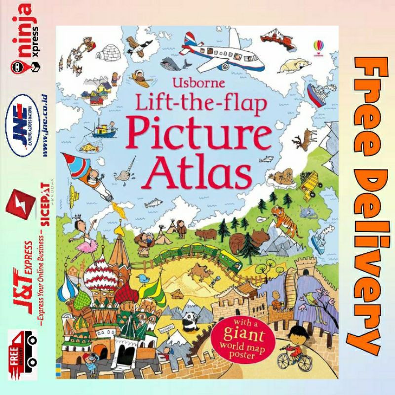 Usborne Lift-the-flap Picture Atlas