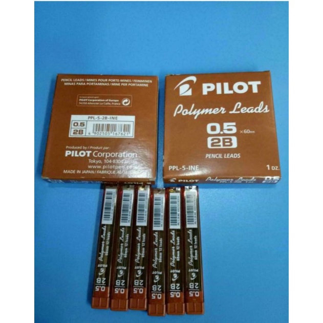 

Isi Pensil Mekanik Pilot Polymer leads 0,5 2B PPL-5-INE