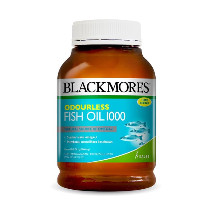 Blackmores Odourless Fish Oil 1000 400 Kapsul
