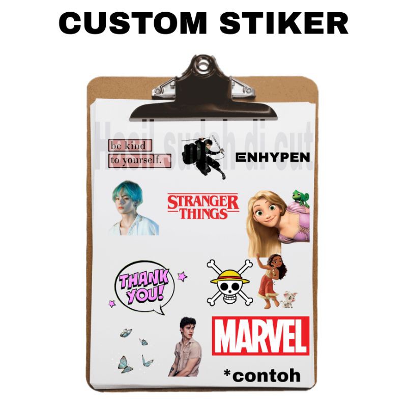 

CUSTOM STIKER DESIGN BEBAS CUT