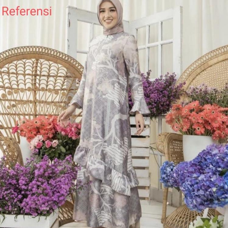 "NDA.26Au22ᵂ" Kain Meteran Bahan Diyor Silk Motif Melati Series looklike Wearingkalmby