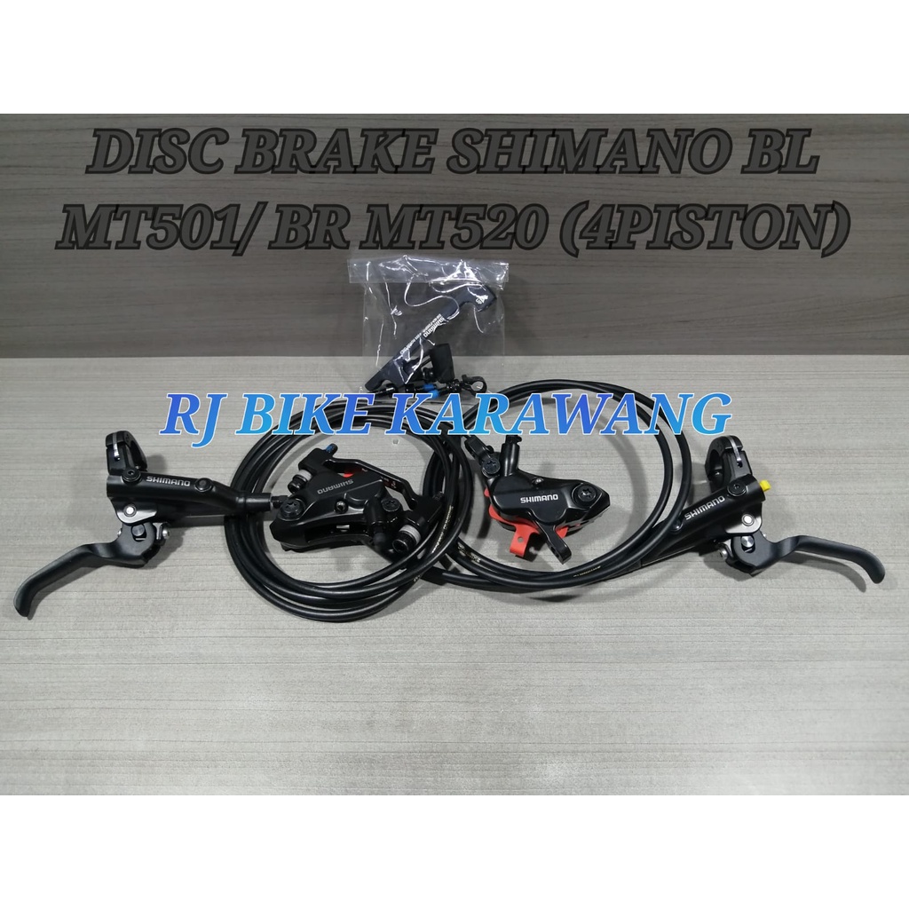 DISC BRAKE SHIMANO HIDROLIK BL MT501/ BR MT520 (4PISTON)