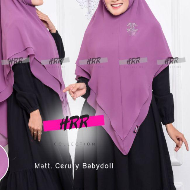 ❊ KHIMAR 2 LAYER RUNCING, HIJAB 2 LAYER LANCIP JUMBO ♥