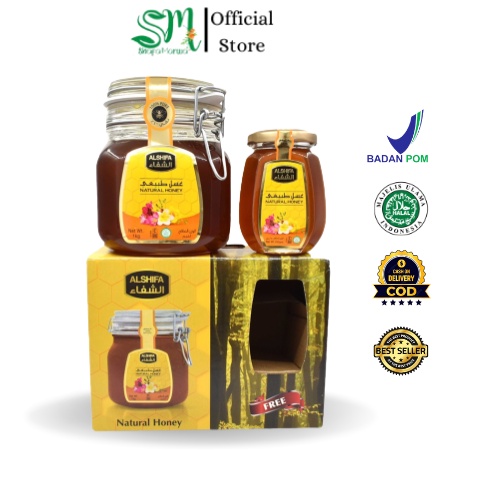 

Madu alshifa paket 1kg Free 250gr alsifa Natural Honey