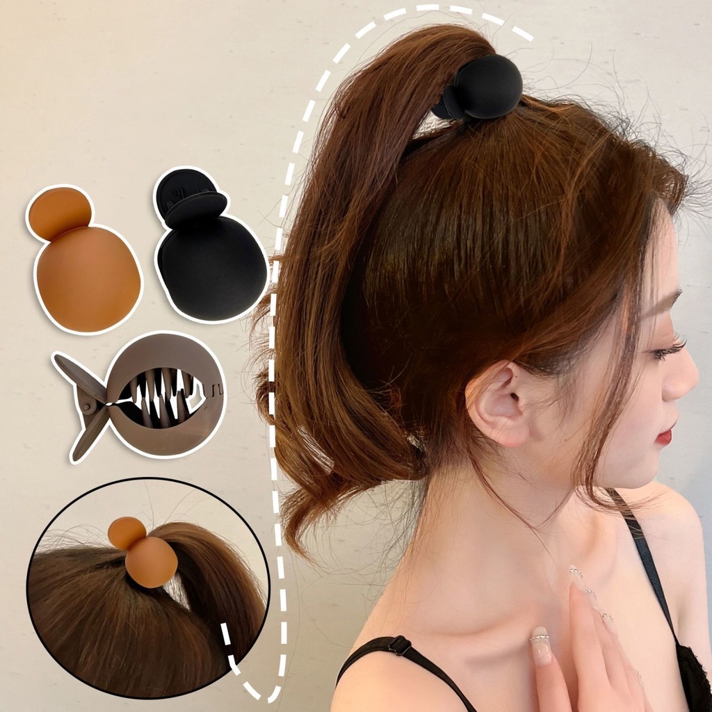 Jepit Rambut Bentuk Hiu Bahan Resin Untuk Wanita