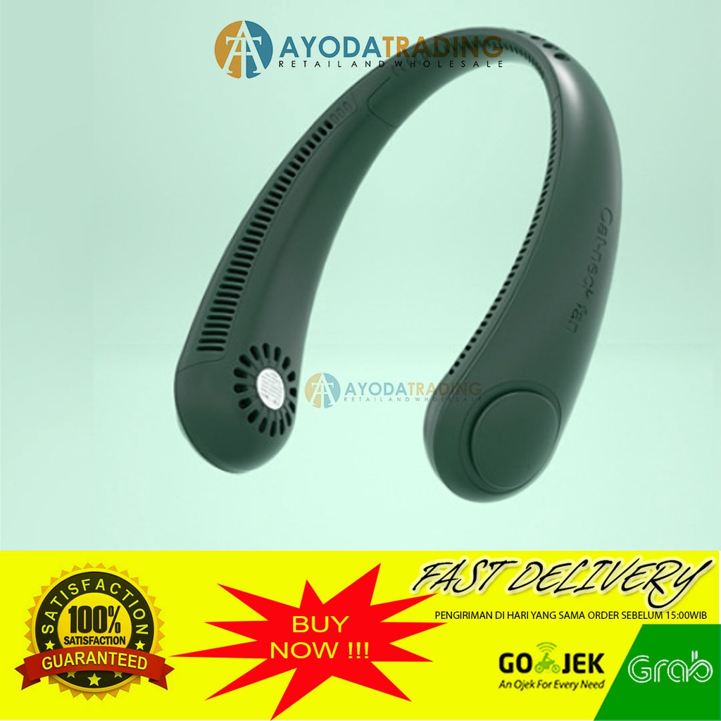 Kipas Angin Leher USB Hanging Neck Fan APD