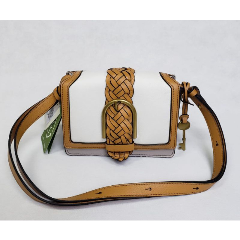 Tas original Wiley crossbody white multi 18x13x 7cm