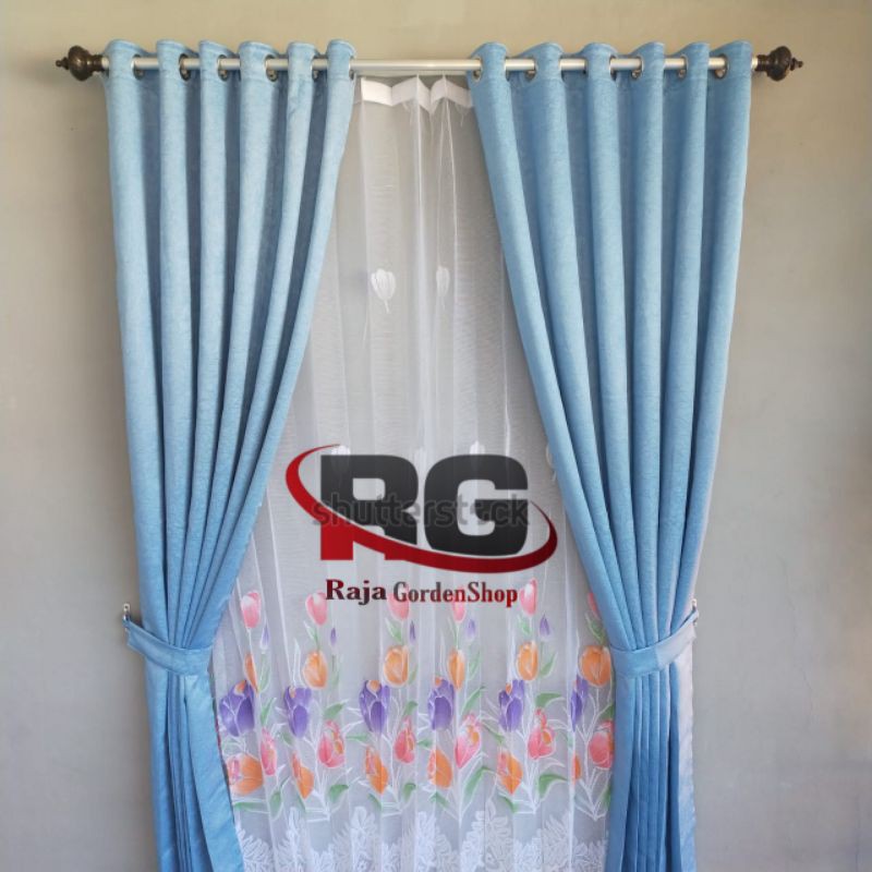 Gorden blackout polos warana biru