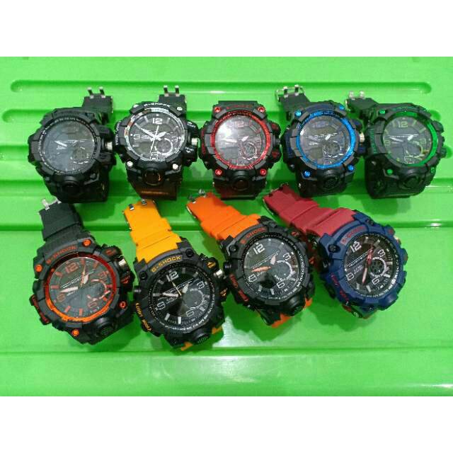 (Dikirim Dari Jakarta) Ready 9 Warna Jam Tangan Pria Sporty Casio G-Shock GG-1000 Tombol Tengah