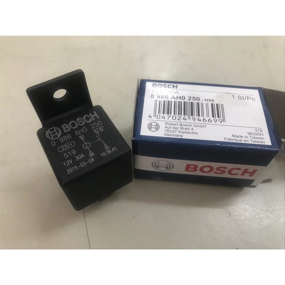relay BOSCH 12V 30A 5 kaki Original