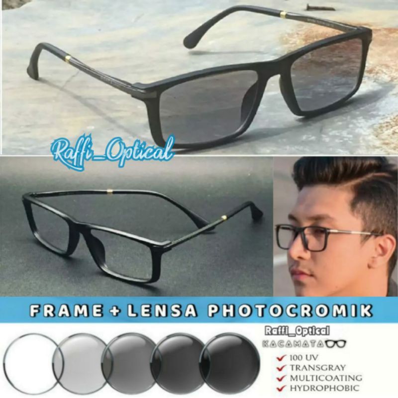 [KODE MO154 SIZE 52□18-144] PAKET KACAMATA PHOTOCHROMIC | KACAMATA TRENDY