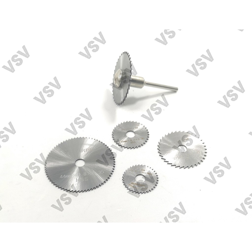 Mini Saw Mata Gergaji HSS Circular Saw Mini Grinder Mini Disc Drill Set 6Pcs