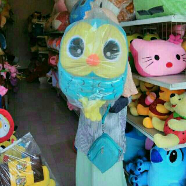 Boneka owl jumbo / boneka burung hantu jumbo besar